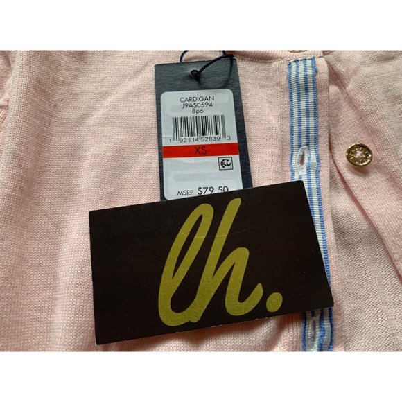 Women’s XS Tommy Hilfiger Pink Button Up Cardigan - Picture 5 of 5